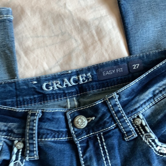 Grace in LA light wash boot cut jeans size 27 easy fit - Picture 6 of 10